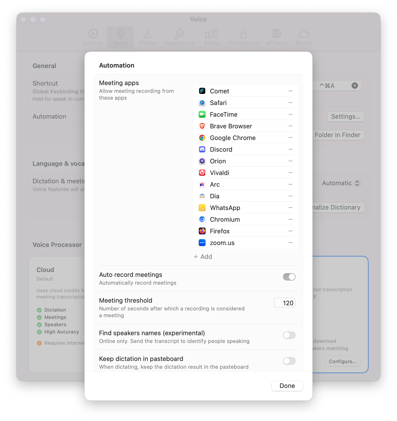 Auto Start & End Meeting Recording