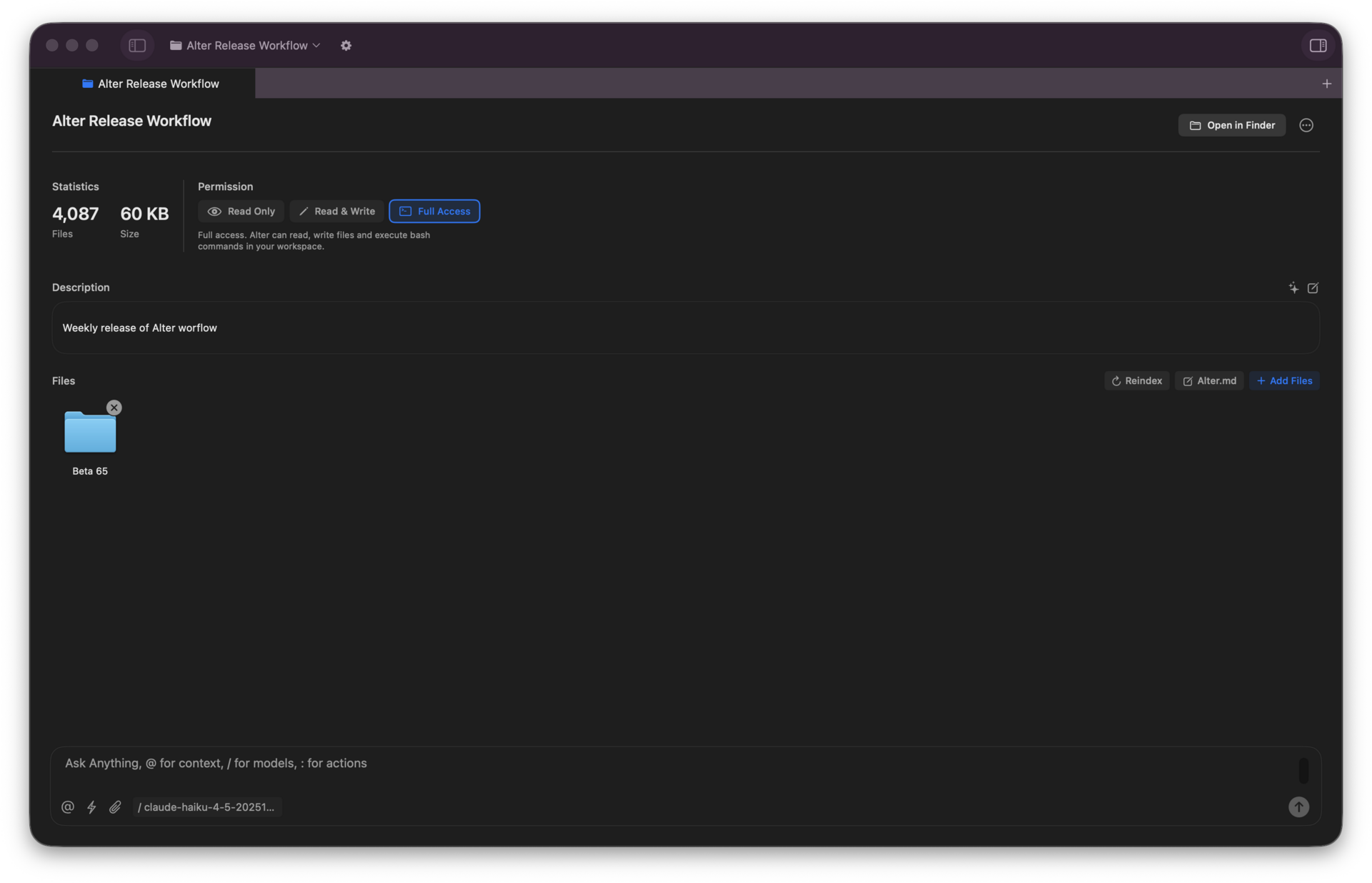  Make Most of Your Workspace with Alter.md